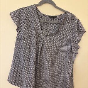 Adrianna Papell Cap--Sleeve Blouse